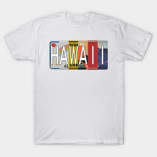 Hawaii License Plates T-Shirt